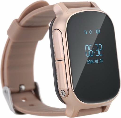Ceas smartwatch copii sau adultii cu GPS Techon GW700, Gold Ceas smartwatch copii sau adultii cu GPS Techon GW700, Gold